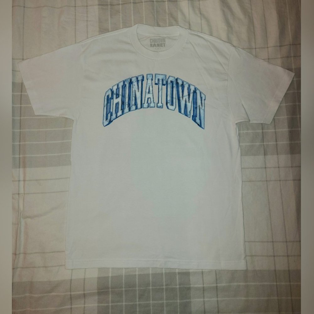 NEW Chinatown Market Porcelain Arc Men's Graphic T Shirt Large White RARE